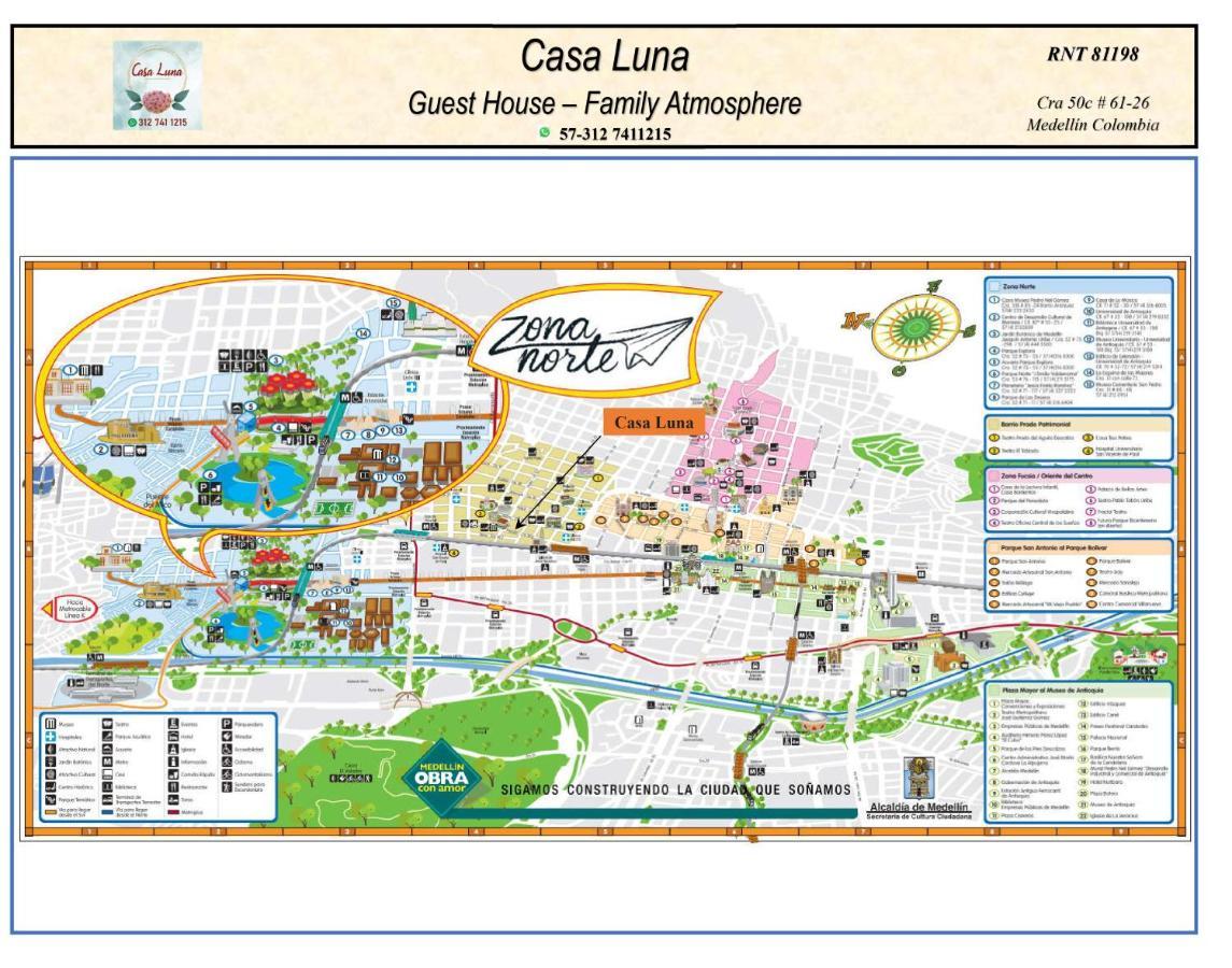 Casa Luna -Estrategica Ubicacion- Medellin Ngoại thất bức ảnh