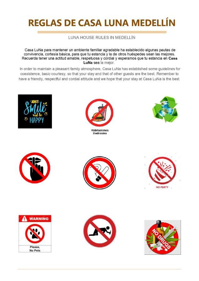 Casa Luna -Estrategica Ubicacion- Medellin Ngoại thất bức ảnh